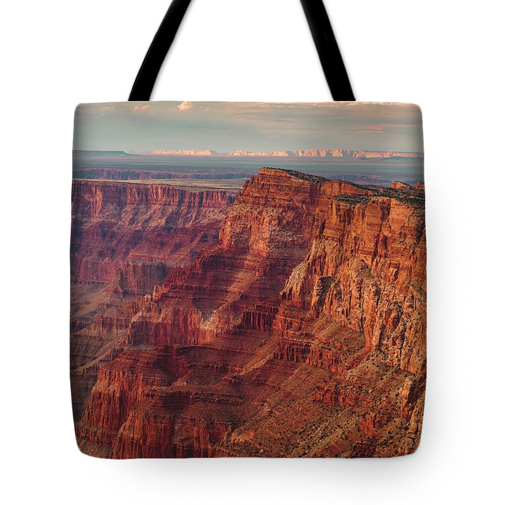 Grand Tote Bag featuring the photograph Comanche Point by Peter Hull