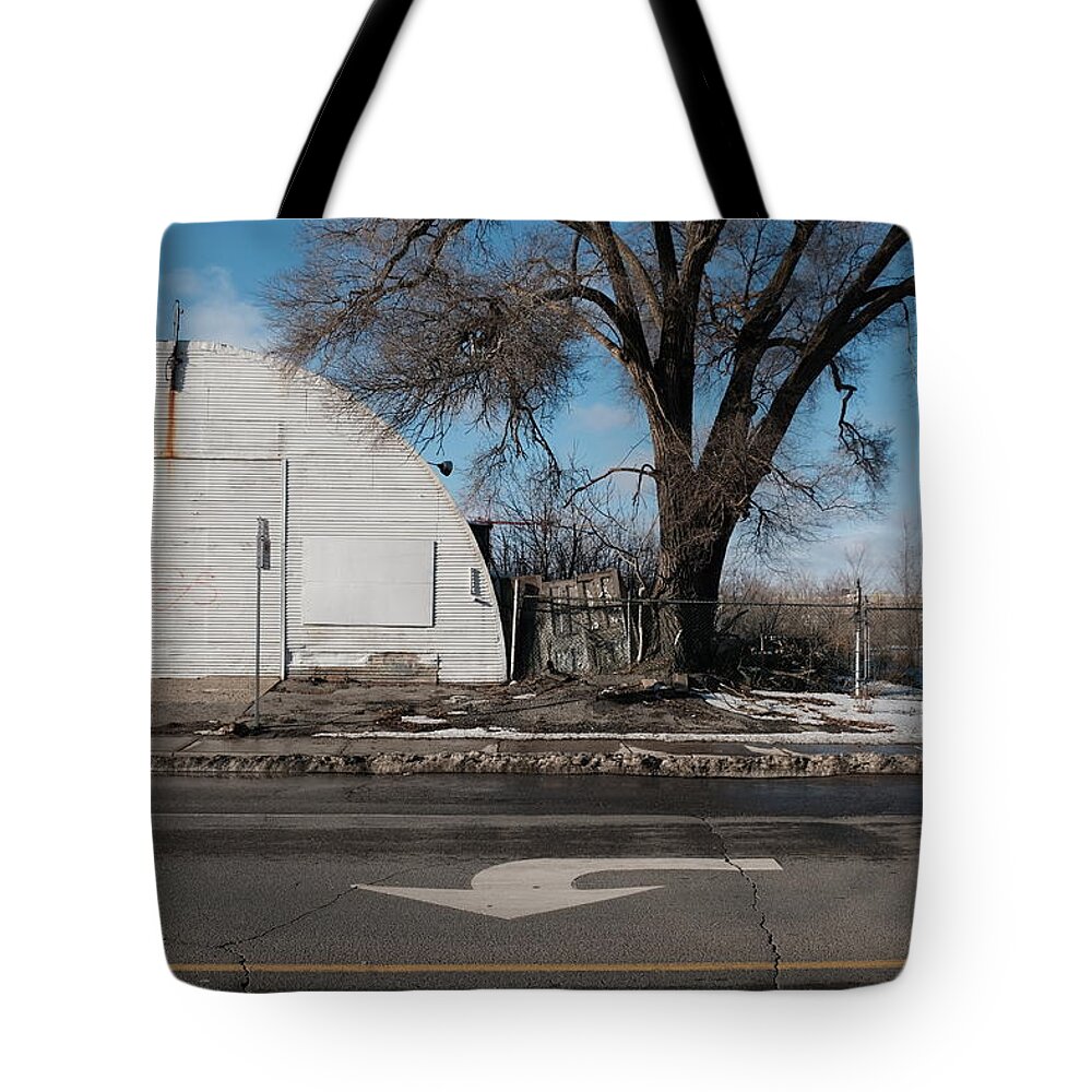 City Tote Bag featuring the photograph Come Curves by Kreddible Trout