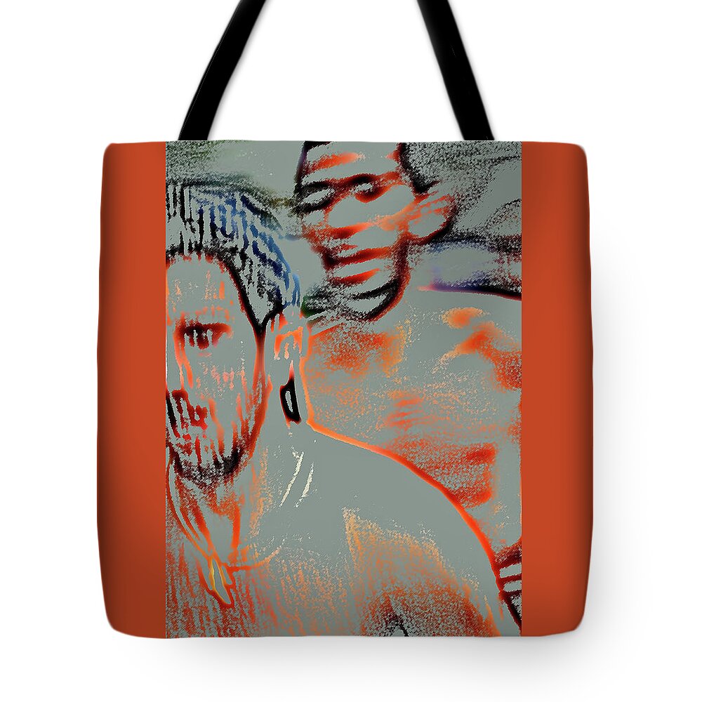 Ancient Greek Tote Bag featuring the mixed media Competition by William Rockwell