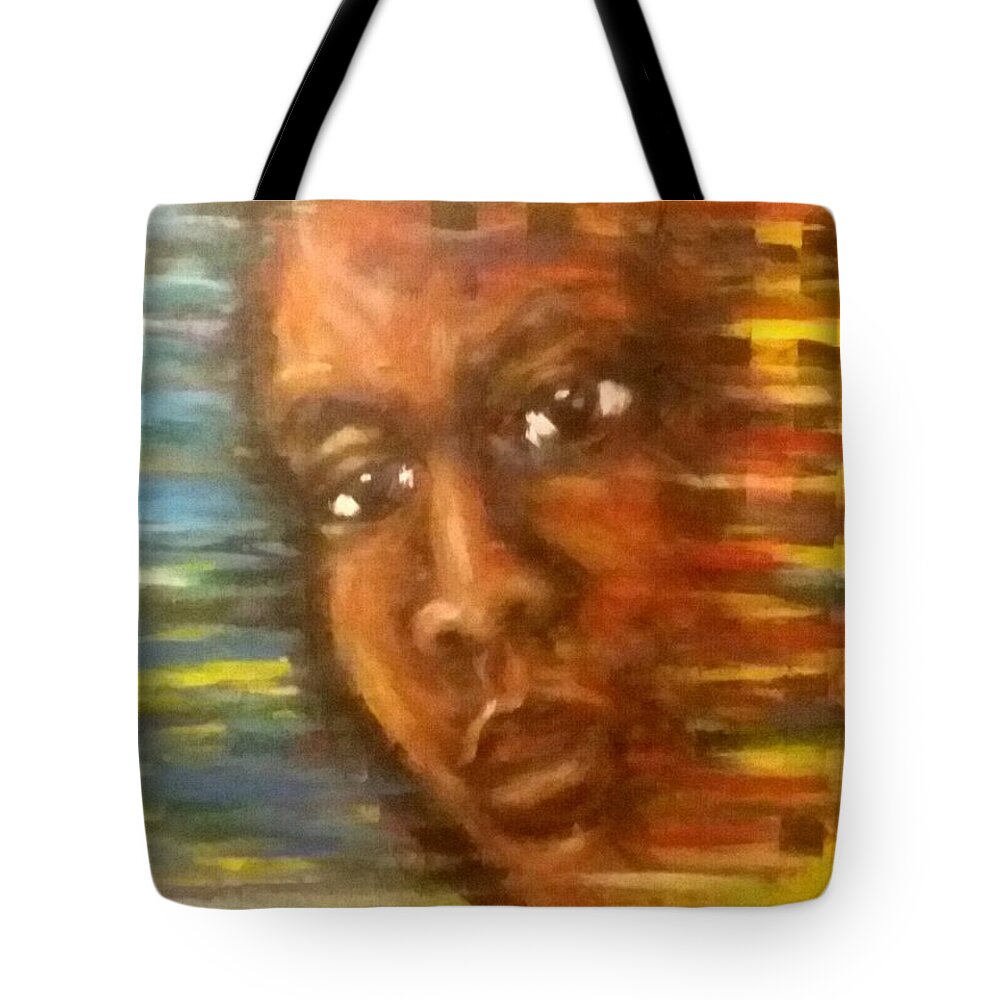 Tote Bag featuring the painting Contradiction by Jan Gilmore