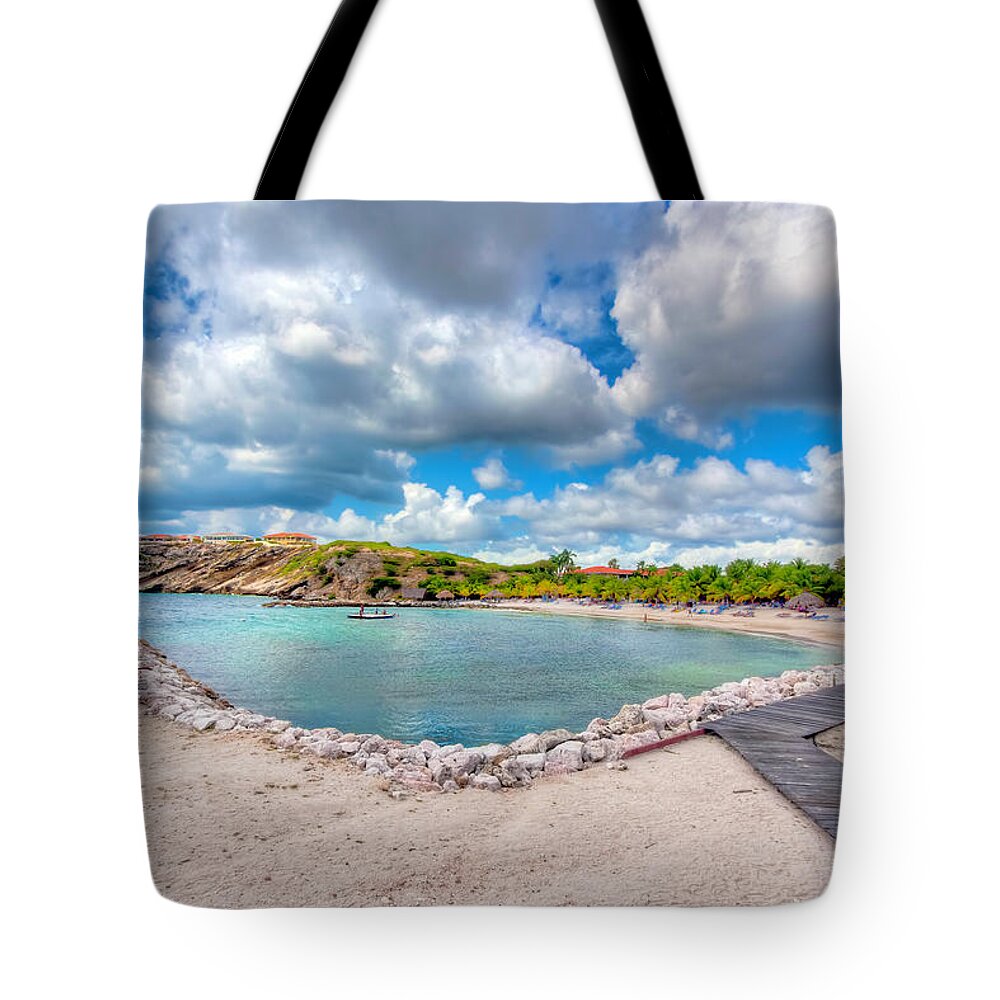 Tropical Photographs Tote Bag featuring the photograph Cool Curacao by Nadia Sanowar