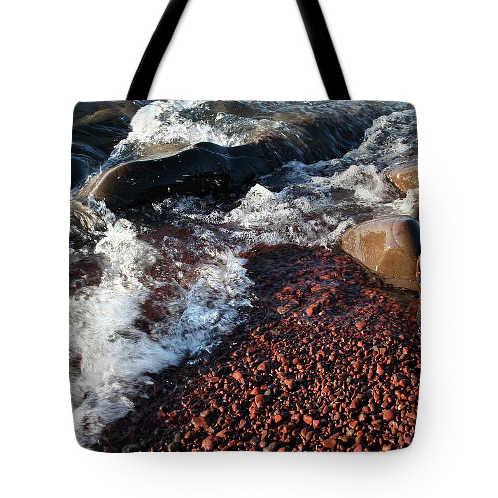 Copper Rock Inflow Tote Bag featuring the photograph Copper Rock Inflow by Dylan Punke