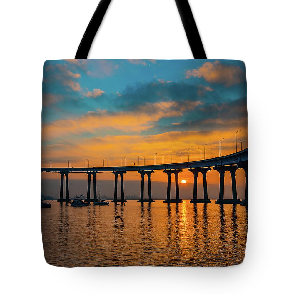 Coronado Tote Bag featuring the photograph Coronado Sunrise by Local Snaps Photography