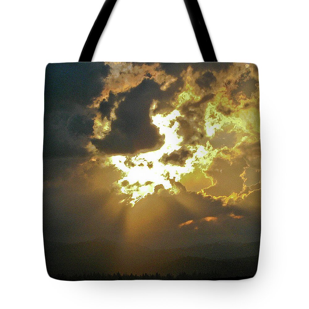Clouds Tote Bag featuring the photograph Couds #2 by Neil Pankler
