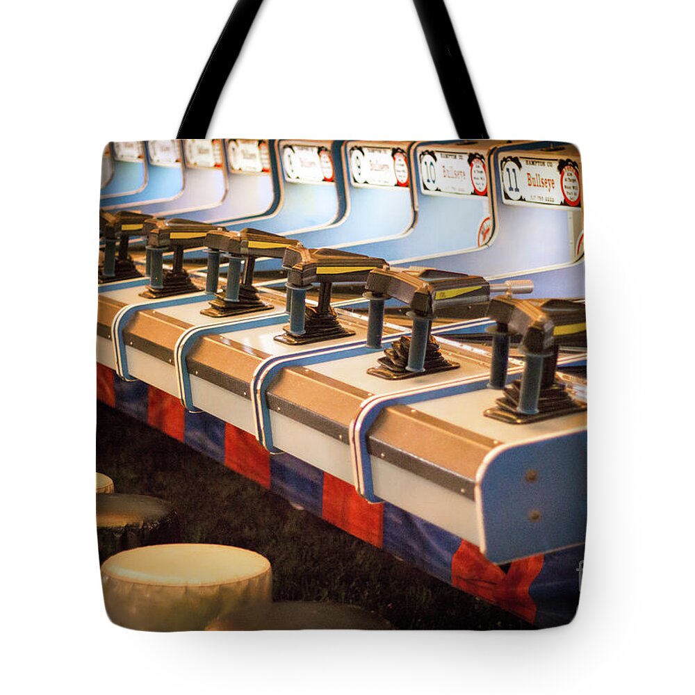 Carnival Tote Bag featuring the photograph County Fair 6 by Becqi Sherman