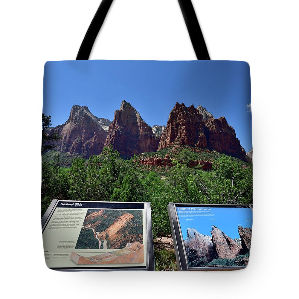 Court Of The Patriarchs Tote Bag featuring the photograph Court of the Patriarchs by Amazing Action Photo Video