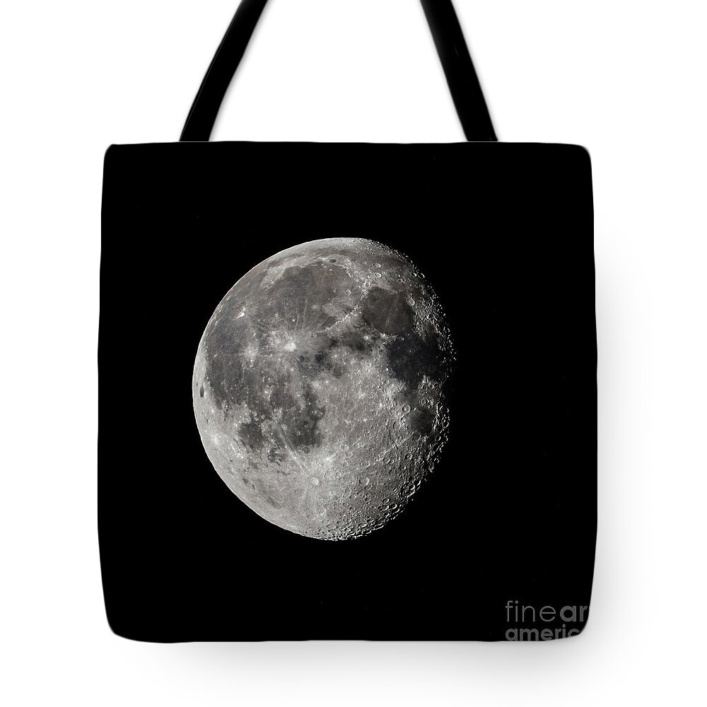 Moon Tote Bag featuring the photograph Craters of the Moon by Melissa Lipton