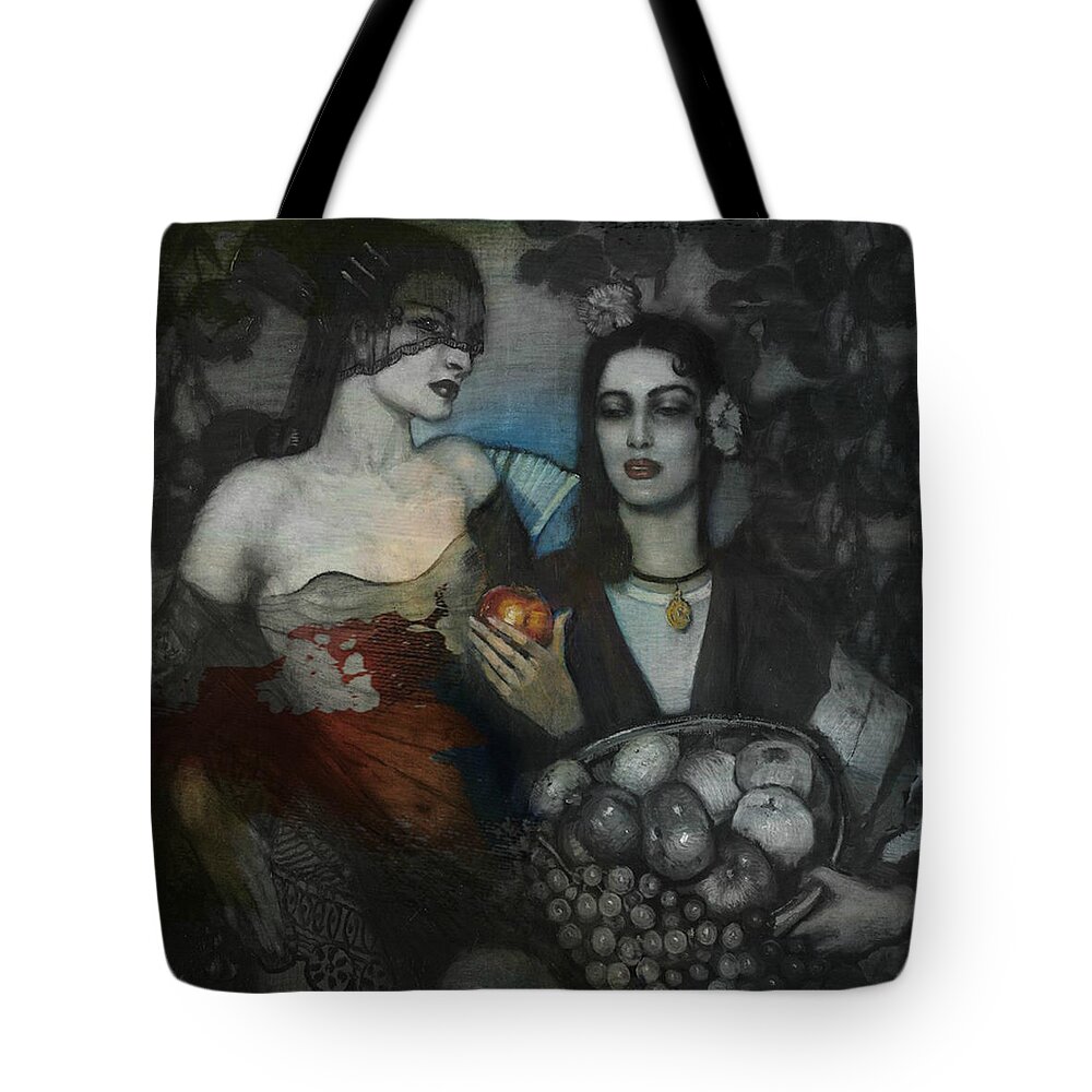 Love Tote Bag featuring the mixed media Crazy For You by Paul Lovering