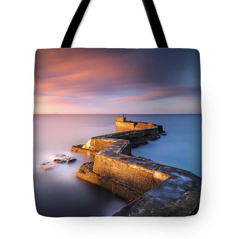 Adam West Tote Bag featuring the photograph Crooked by Adam West