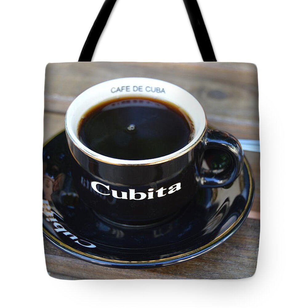 Coffee Tote Bag featuring the photograph Cubita by Thomas Schroeder