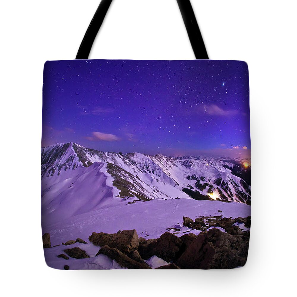 Tranquility Tote Bag featuring the photograph Cupids Celestial View by Mike Berenson / Colorado Captures