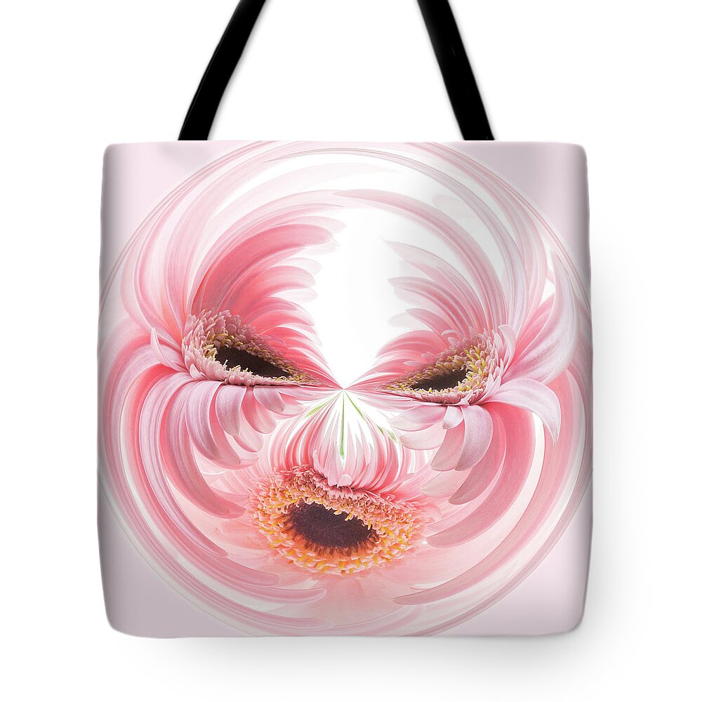 Daisy Orb Tote Bag featuring the photograph Daisy Orb by Patty Colabuono