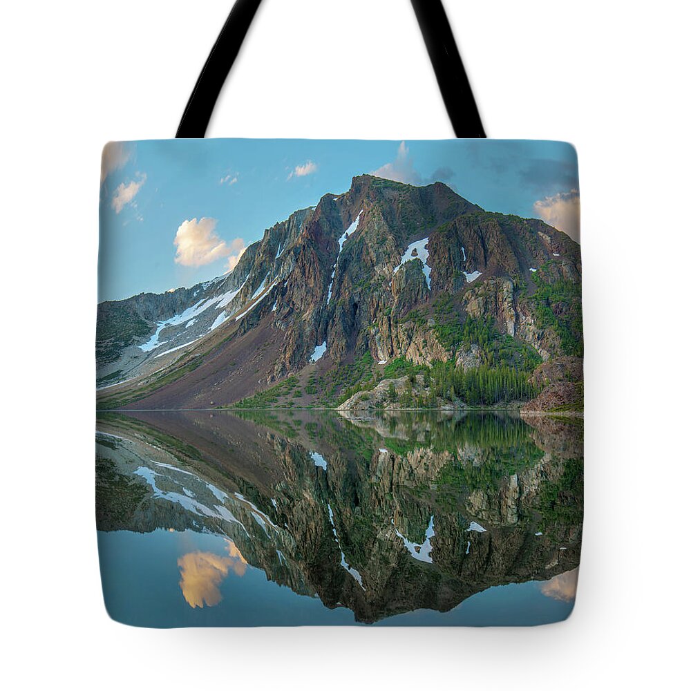 00574869 Tote Bag featuring the photograph Dana Plateau From Ellery Lake, Sierra by Tim Fitzharris