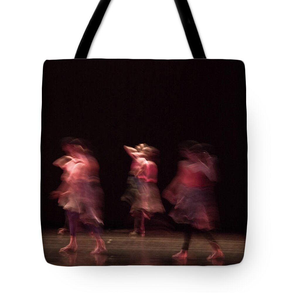 Crychord Tote Bag featuring the photograph Dancers by Catherine Sobredo