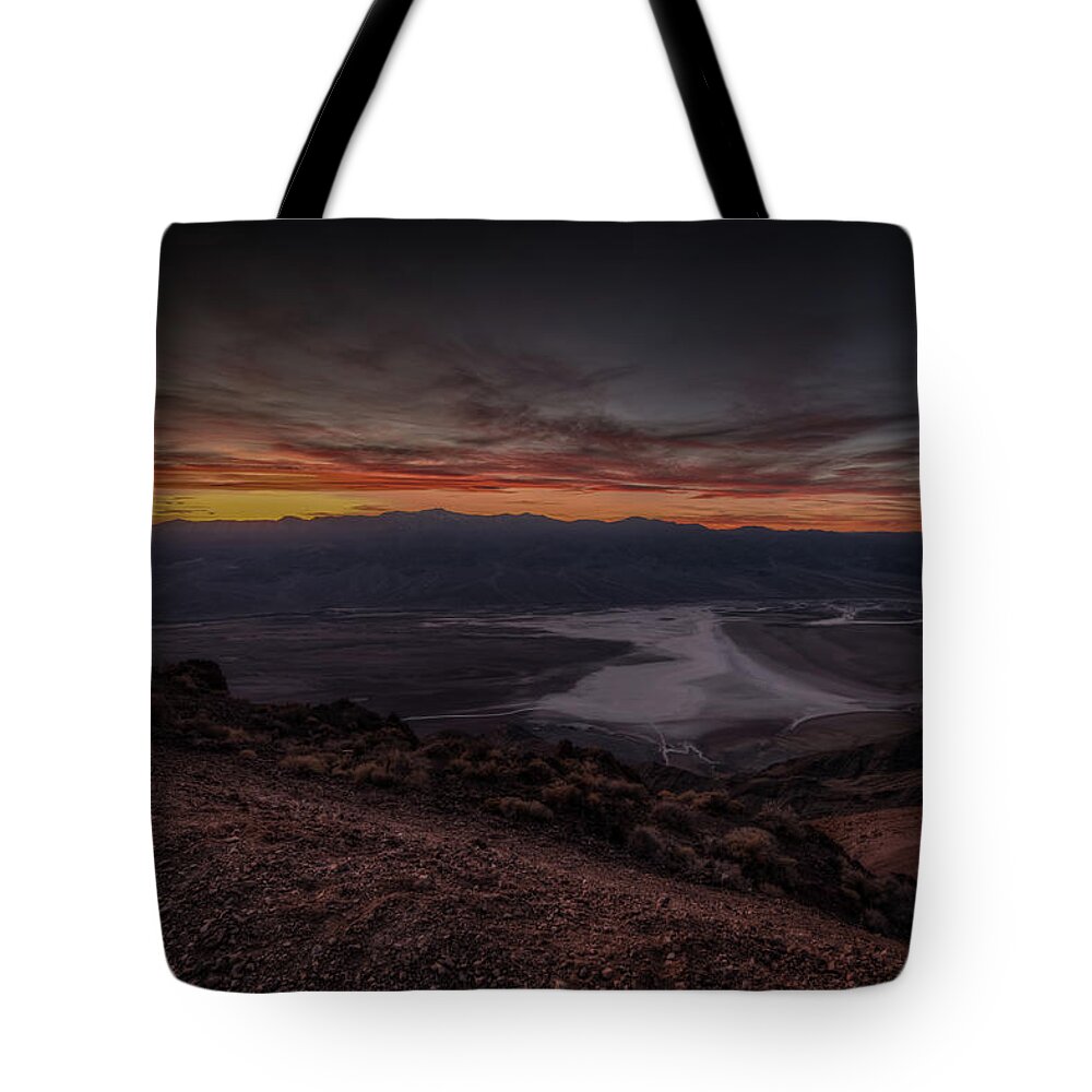 2018 Tote Bag featuring the photograph Dantes View Death Valley by Constance Puttkemery