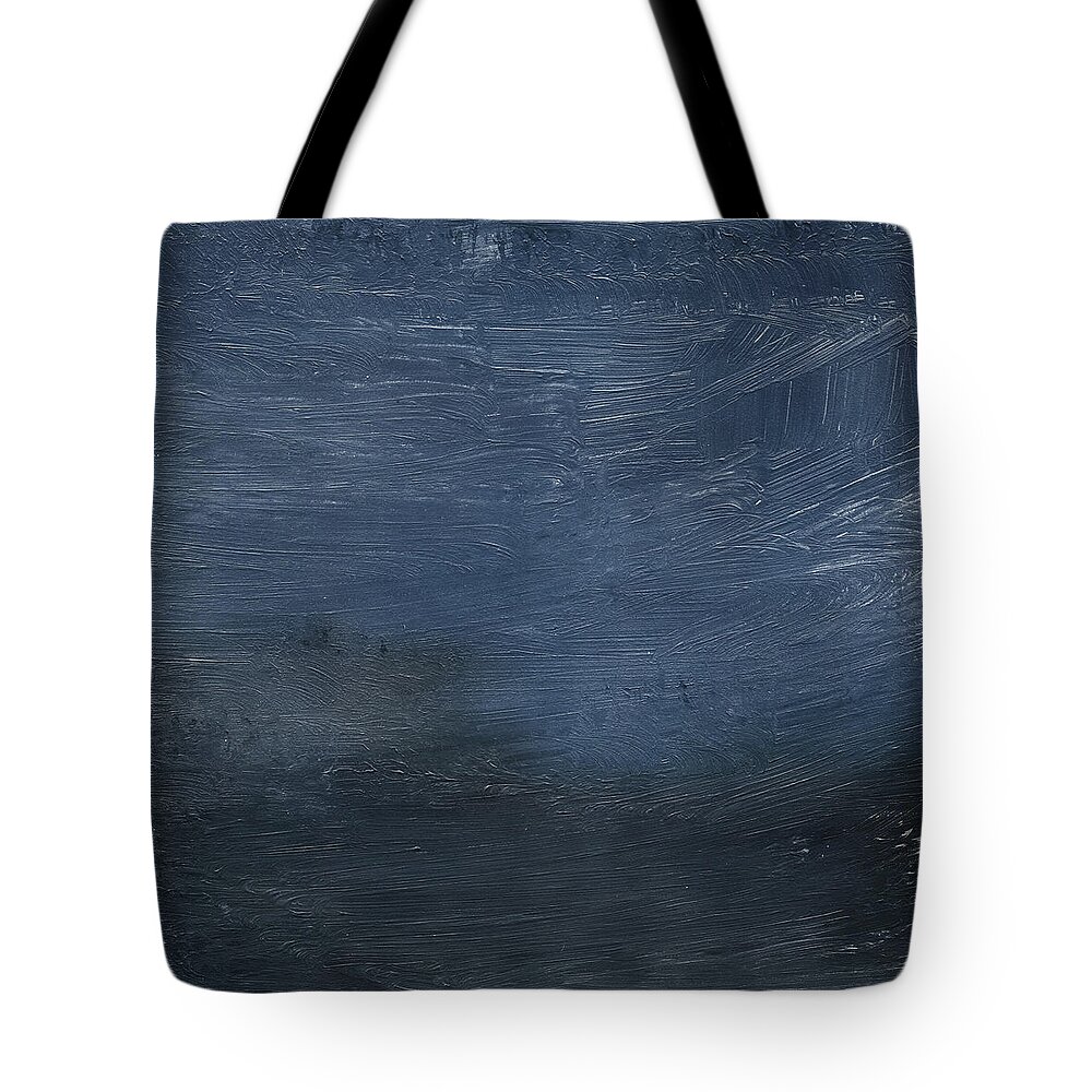 Abstract Tote Bag featuring the painting Danube- Art by Linda Woods by Linda Woods
