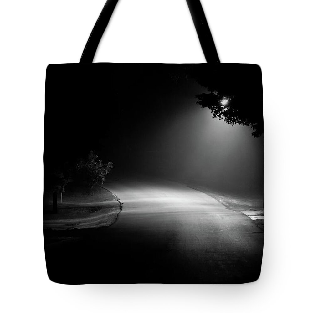Outdoors Tote Bag featuring the photograph Dark Night by Delobbo.com