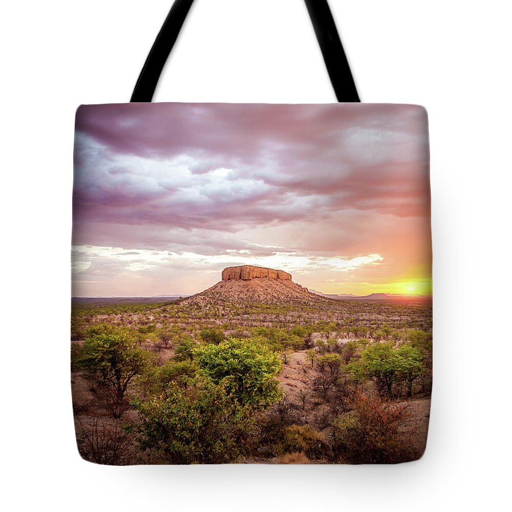 Scenics Tote Bag featuring the photograph Darmaland Valley, Namibia by Alexander Hafemann
