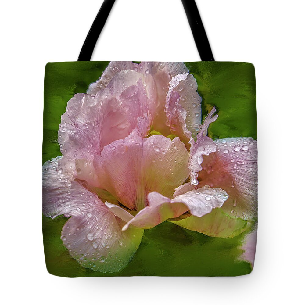 Delicate Wet Tote Bag featuring the mixed media Delicate wet #i7 by Leif Sohlman