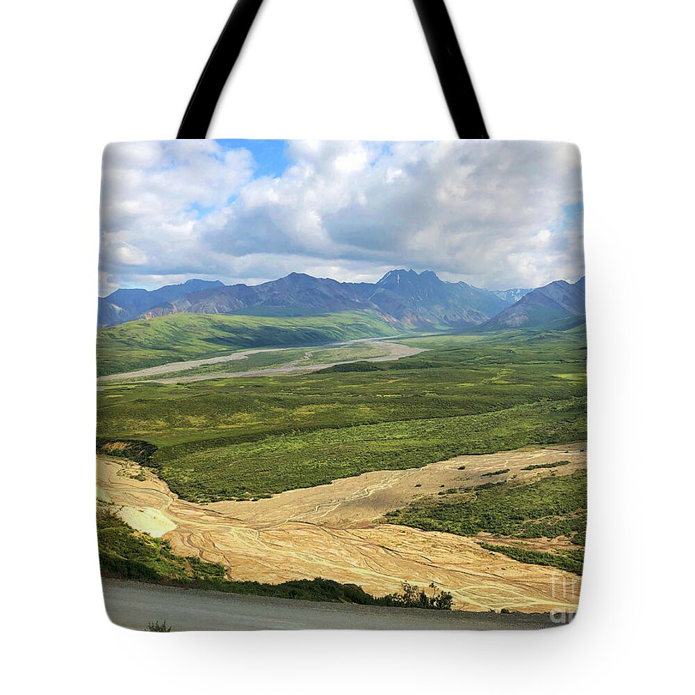 Alaska Tote Bag featuring the painting Denali National Park by Jeanette French