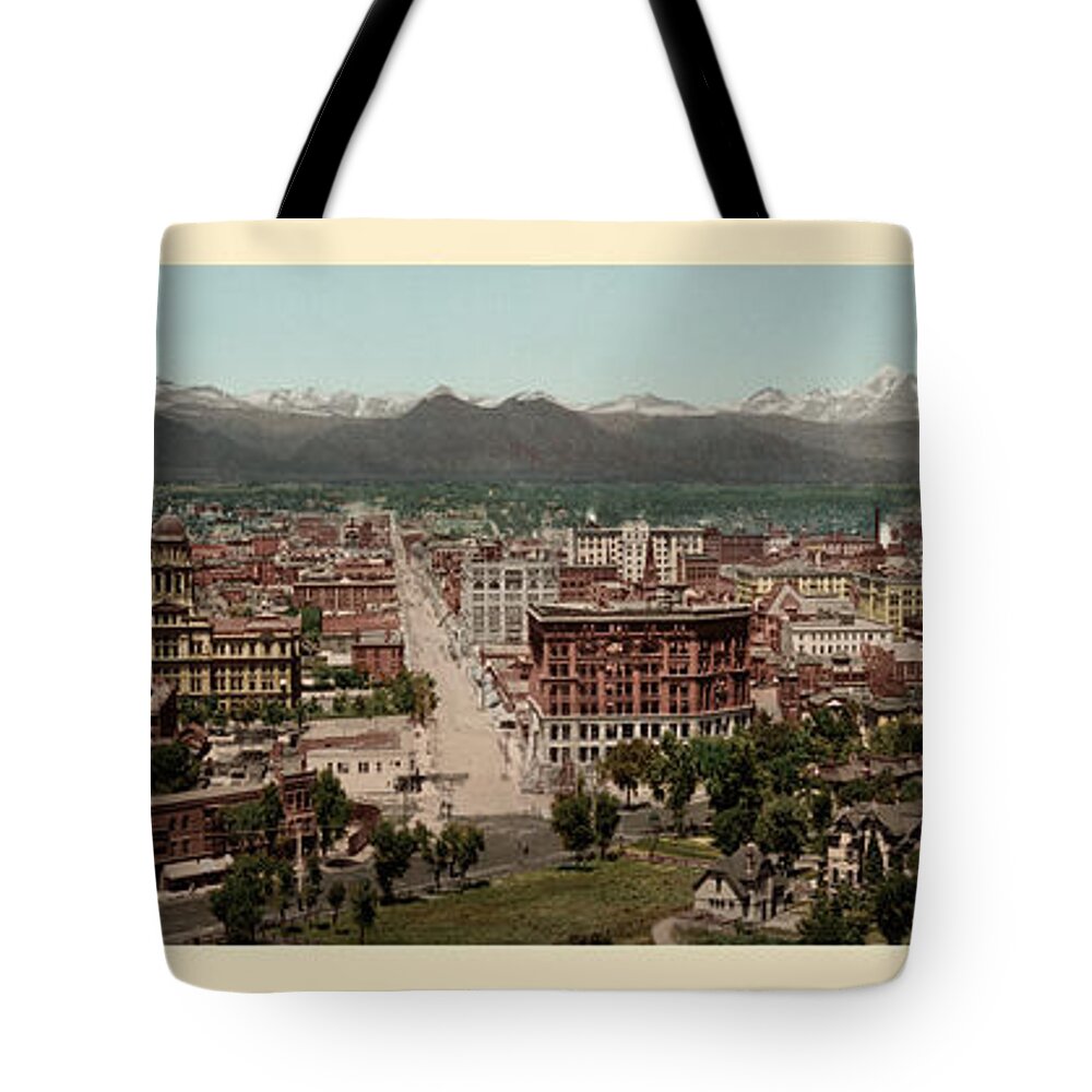 Denver 1898 Tote Bag featuring the photograph Denver 1898 by Andrew Fare