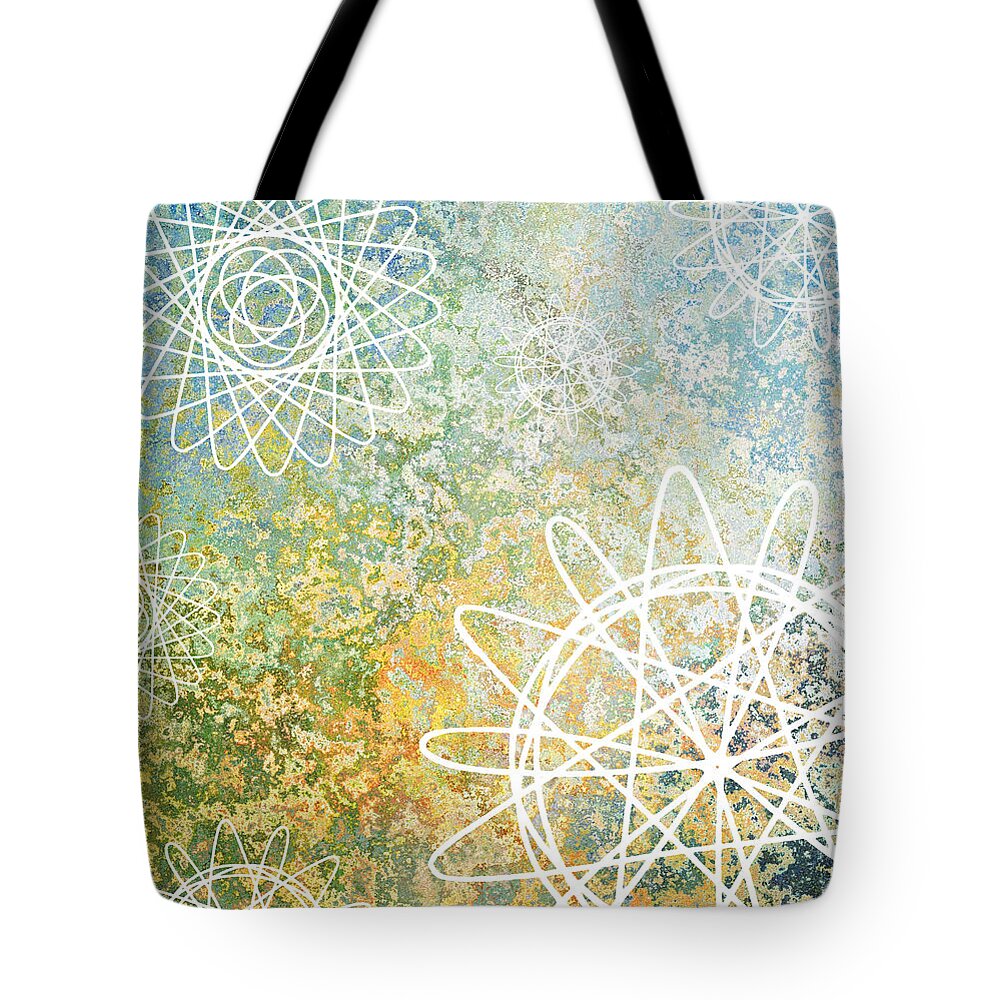 Graphic Tote Bag featuring the digital art Design 135 by Lucie Dumas