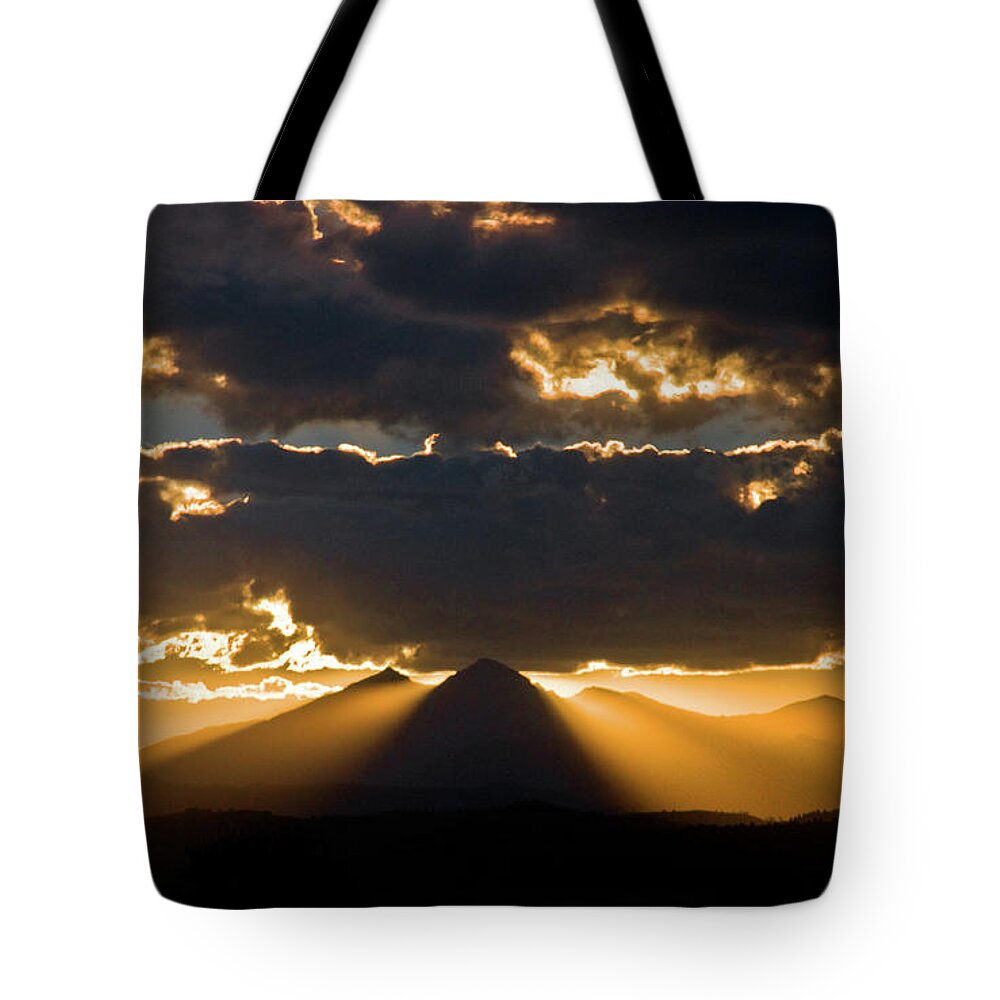 Longs Tote Bag featuring the photograph Divine Longs Peak by Chance Kafka