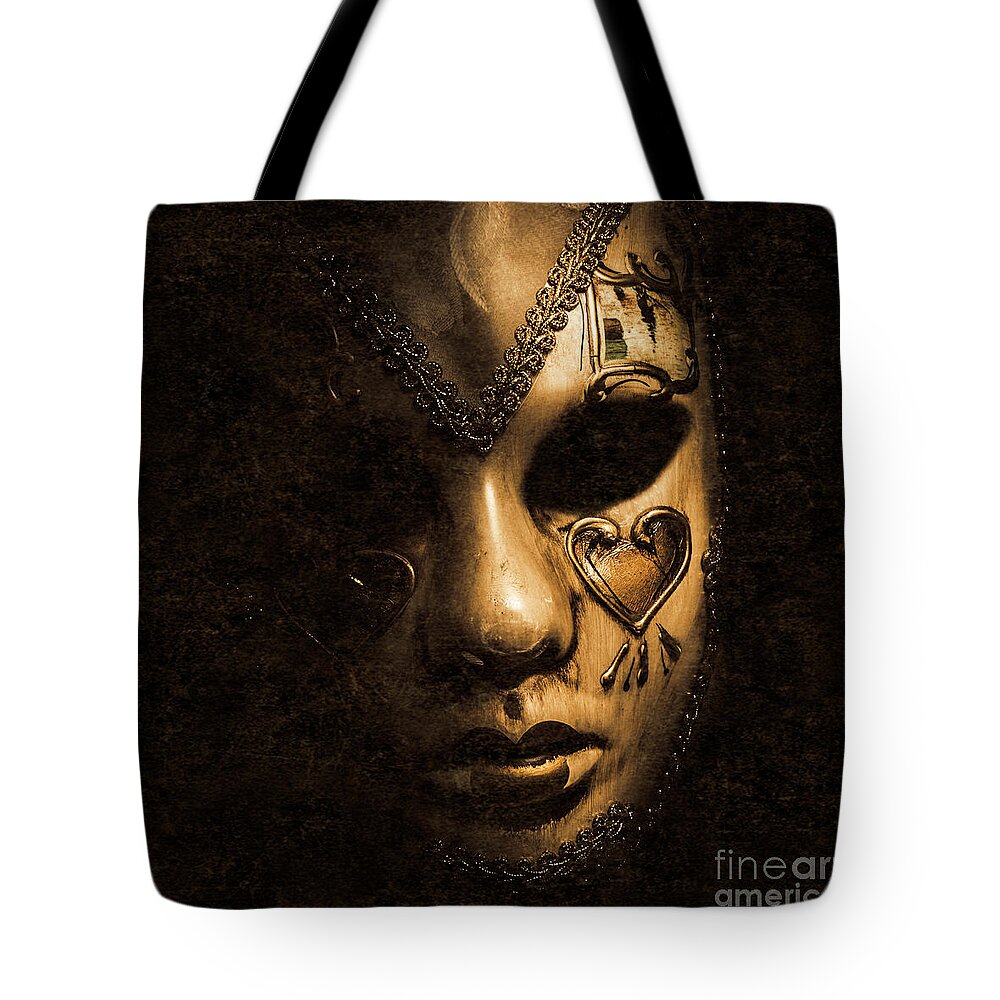 Opera Tote Bag featuring the photograph Dont be evil said the masked villain by Jorgo Photography