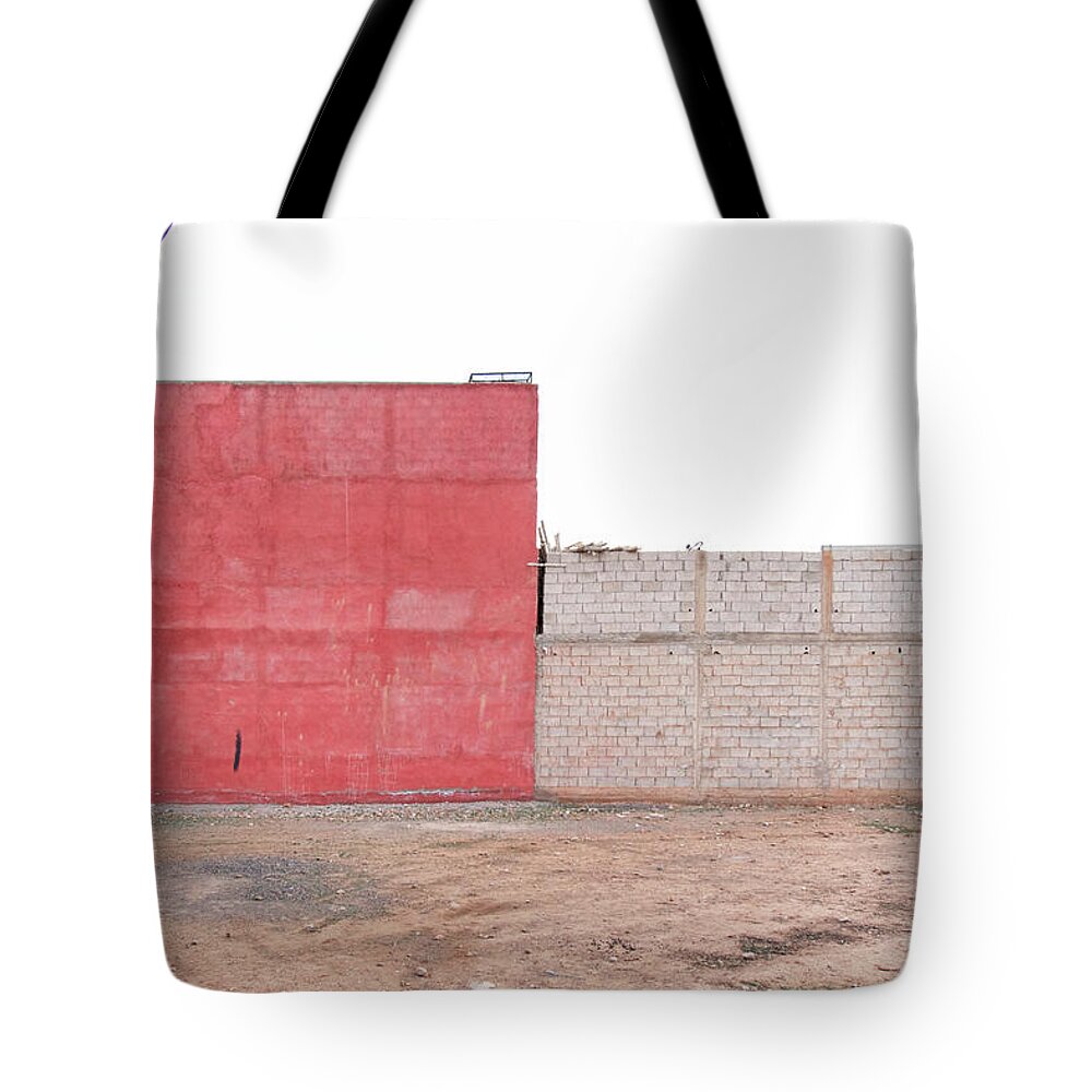 New Topographics Tote Bag featuring the photograph Morocco Urbanscape 6 by Stuart Allen