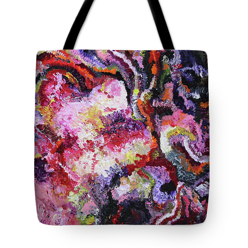 Fusionart Tote Bag featuring the painting Dragon by Ralph White