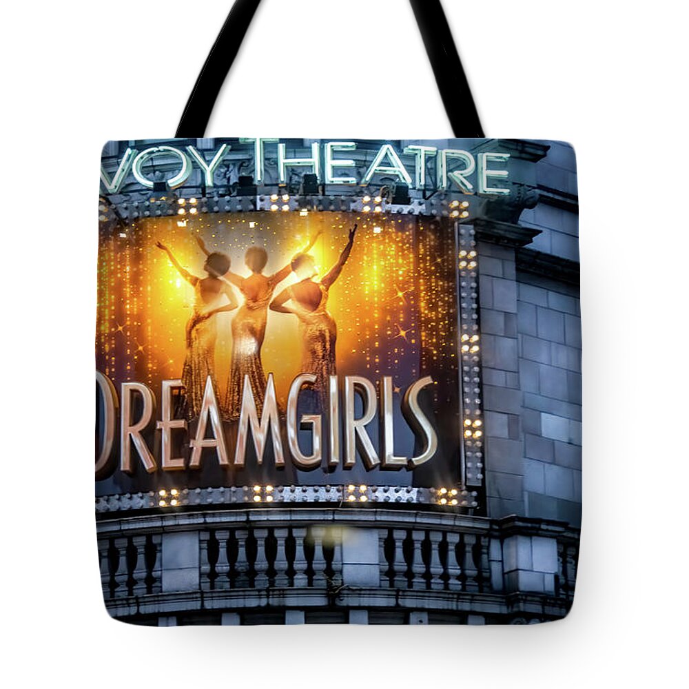 Marquee Tote Bag featuring the photograph Dream Girls Marquee, London by Marcy Wielfaert