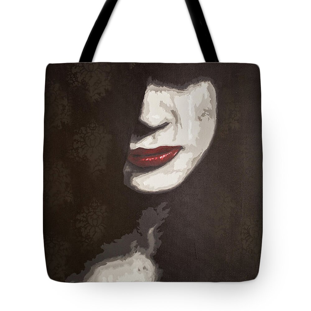 Sorrow Tote Bag featuring the painting Earth To Earth, Ashes To Ashes, Dust To Dust by SORROW Gallery