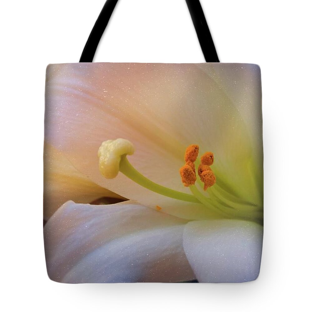 Easter Lilly Tote Bag featuring the photograph Easter Lily by Bonnie Willis