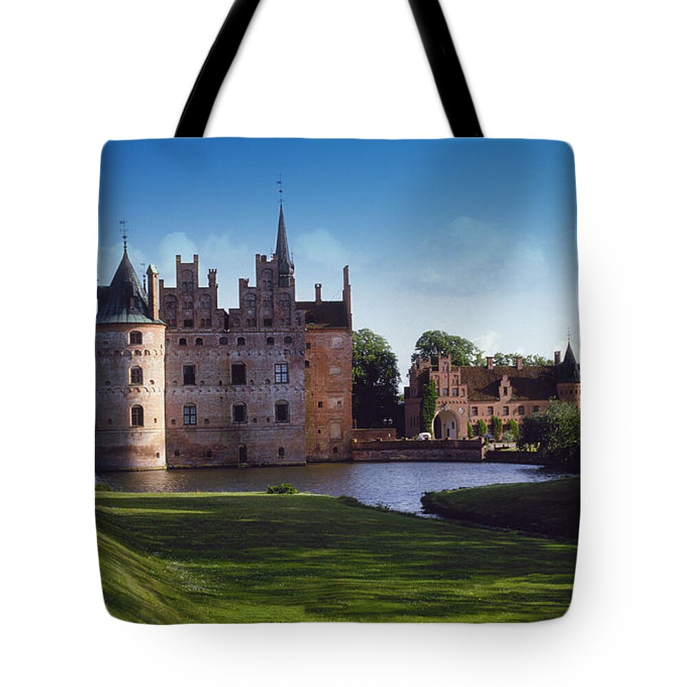 Scenics Tote Bag featuring the photograph Egeskov Castle, Denmark by Steve Allen