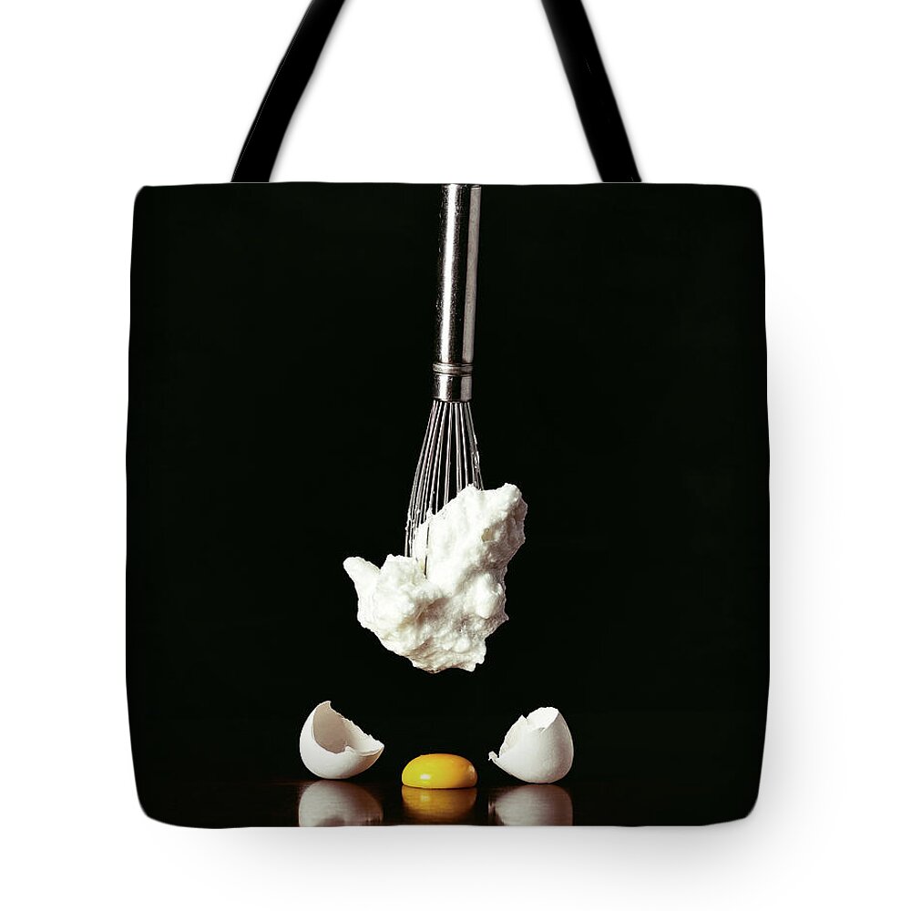  Tote Bag featuring the photograph Egg Deconstructed by Jake Sorensen
