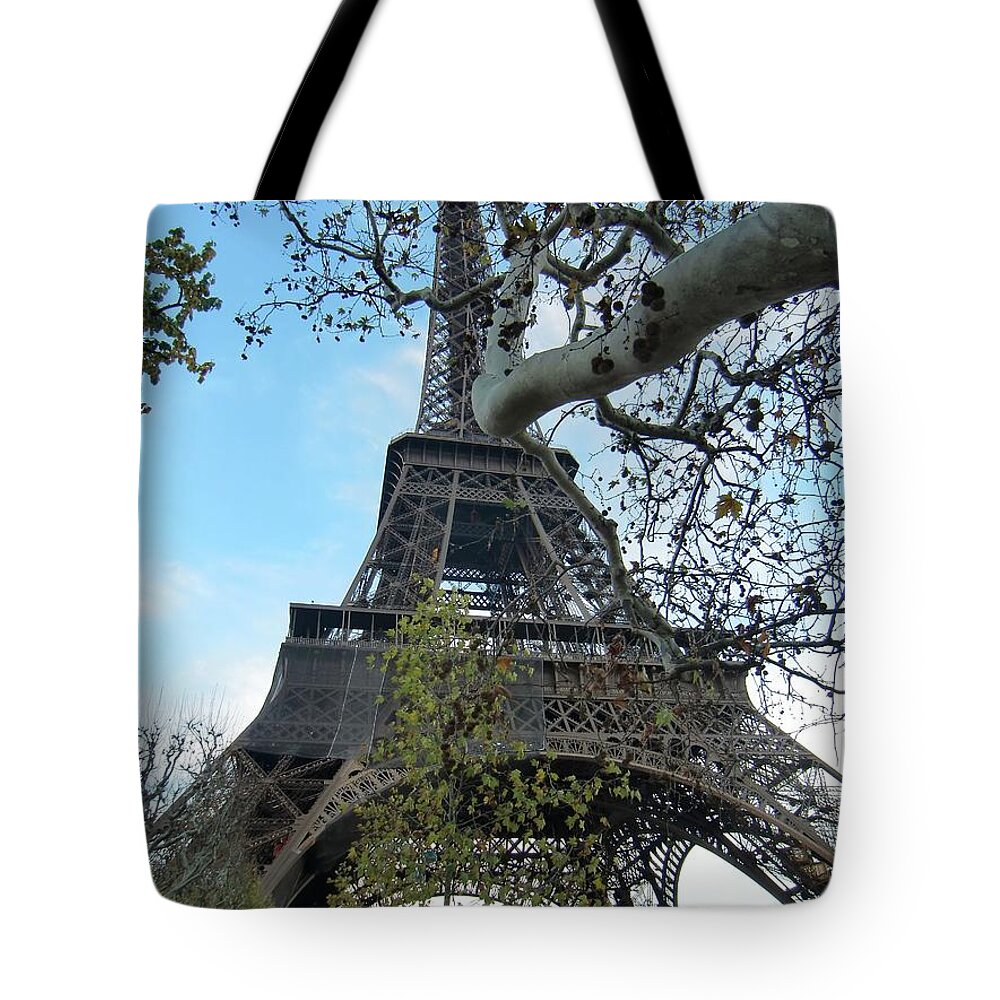 Eiffel Tower Tote Bag featuring the photograph Eiffel tower by Martin Smith