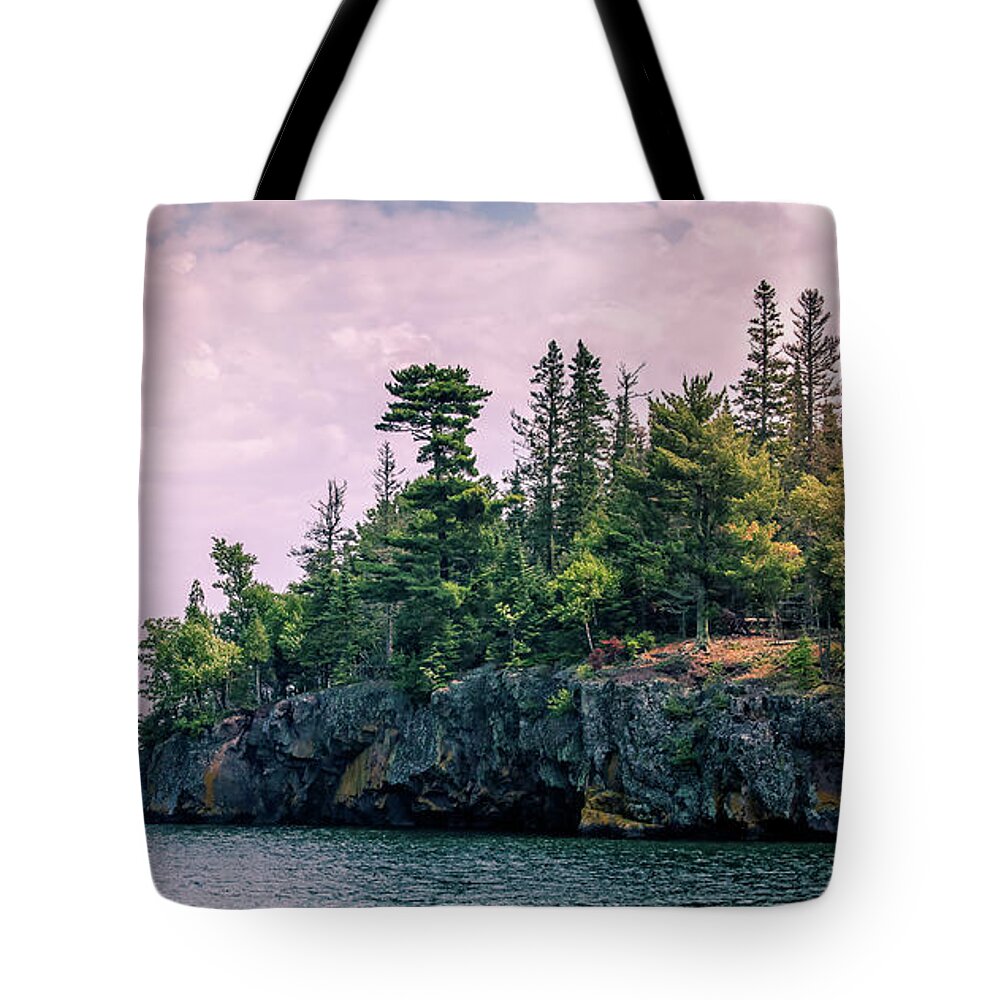 Ellingson Island Tote Bag featuring the photograph Ellingson Island by Chris Spencer