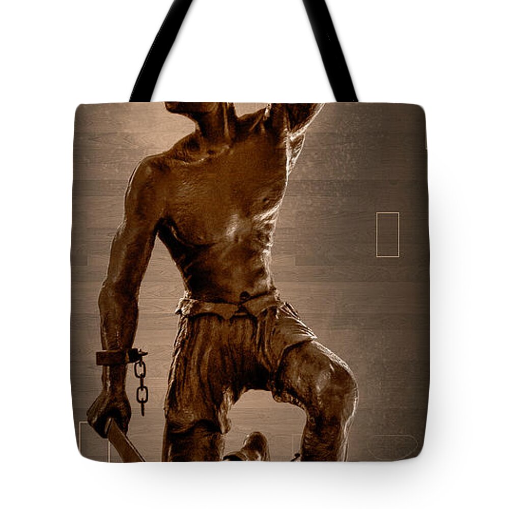 Emancipation Tote Bag featuring the digital art Emancipation by Pheasant Run Gallery