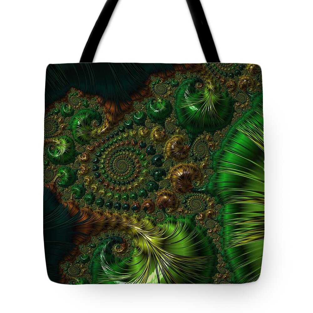 Frax Tote Bag featuring the photograph Emerald City. by Minnetta Heidbrink