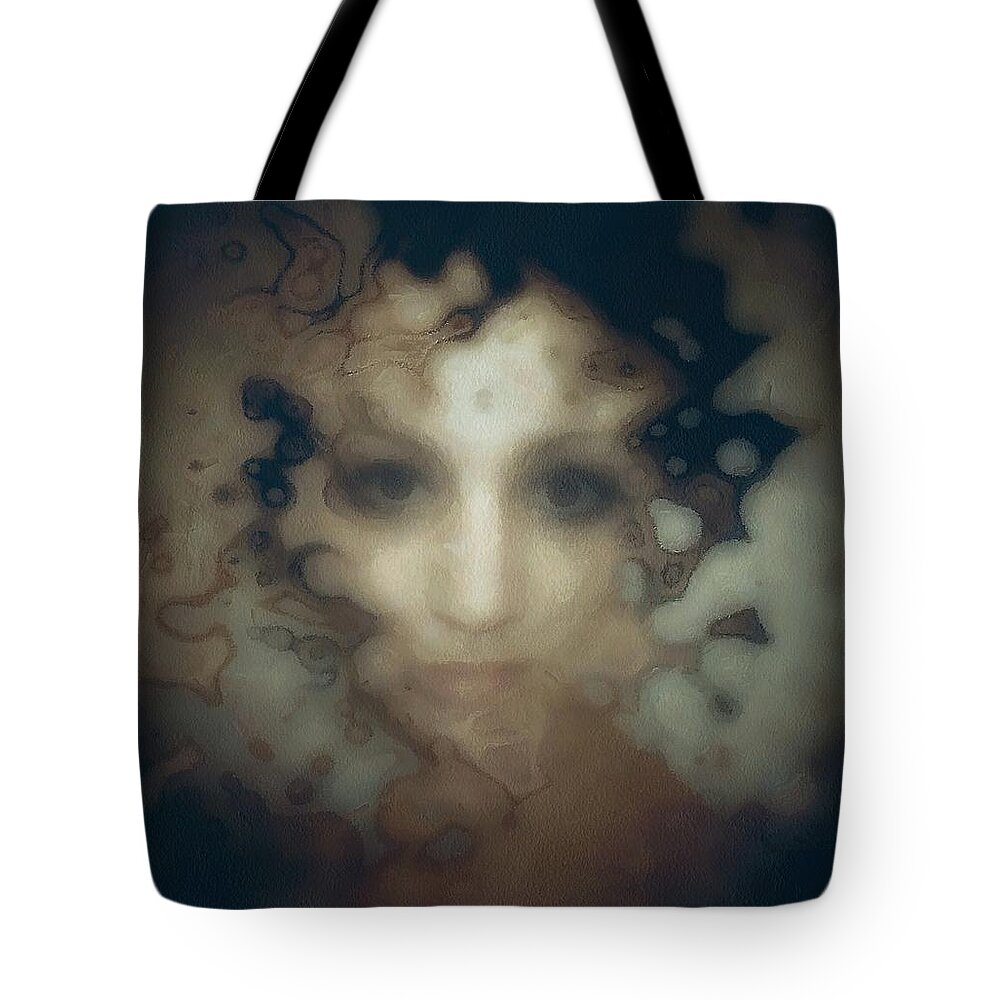Woman Tote Bag featuring the digital art Emerging from the depth by Gun Legler