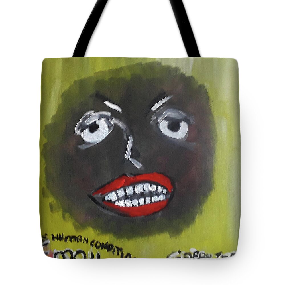 Emoji Tote Bag featuring the painting Emoji by Gabby Tary