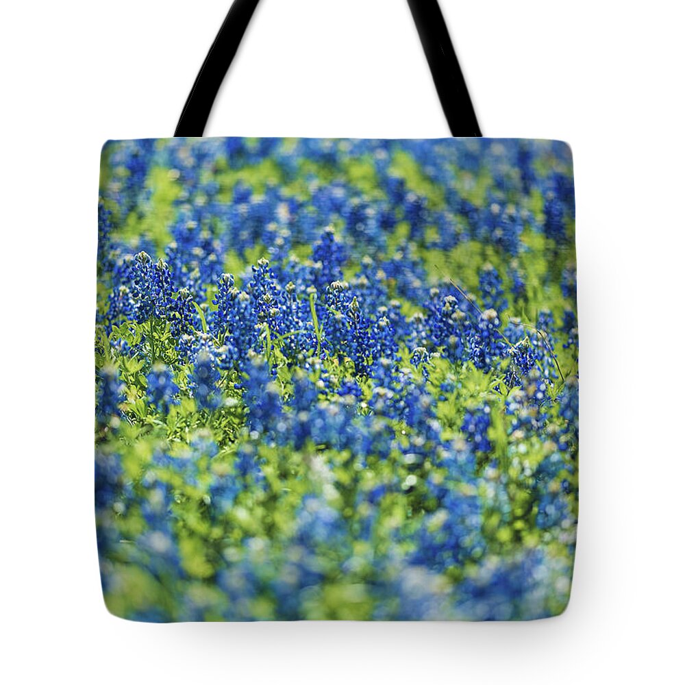 Texas Tote Bag featuring the photograph Ennis Bluebonnets by Peter Hull
