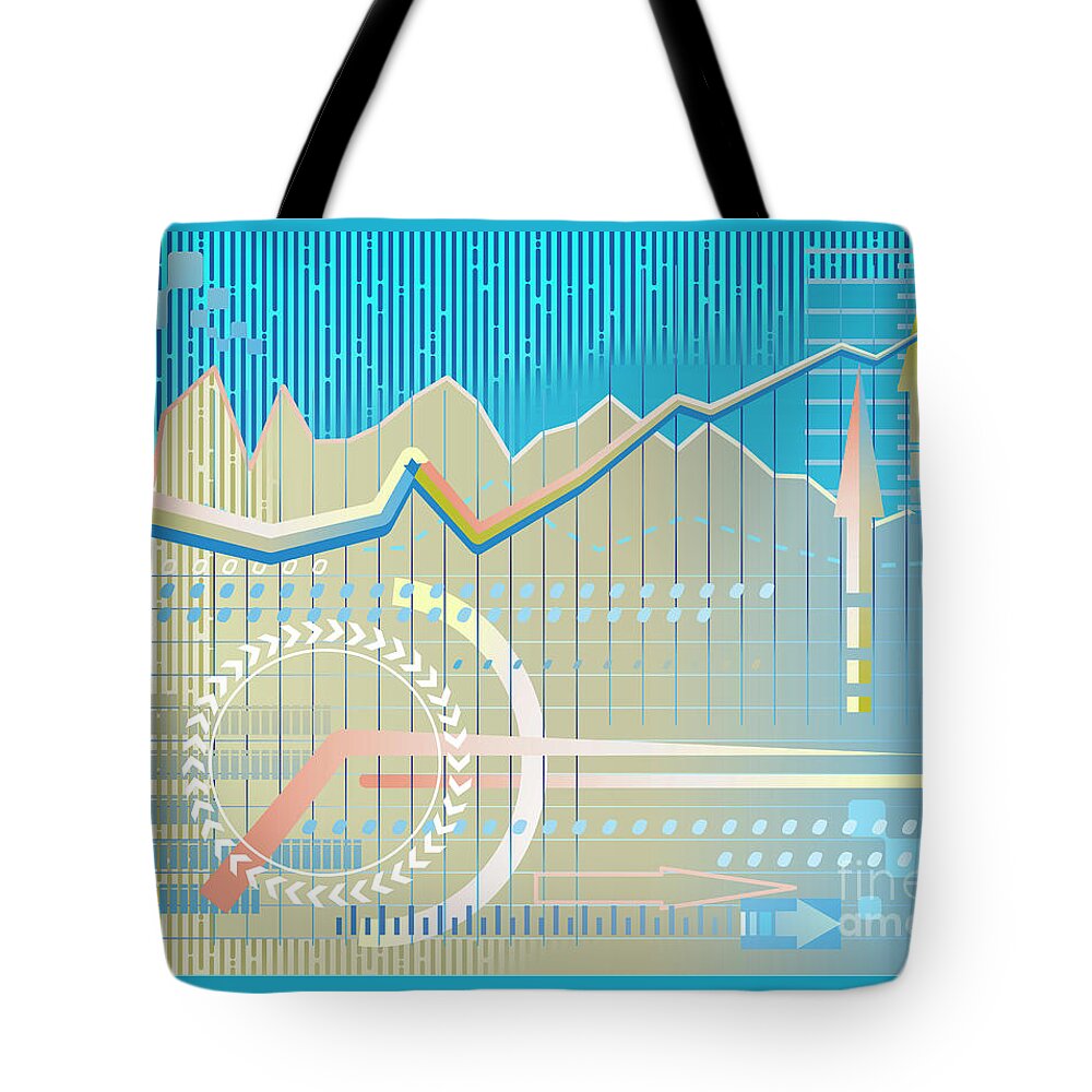 Success Tote Bag featuring the digital art Everything Grows Up by Ariadna De Raadt