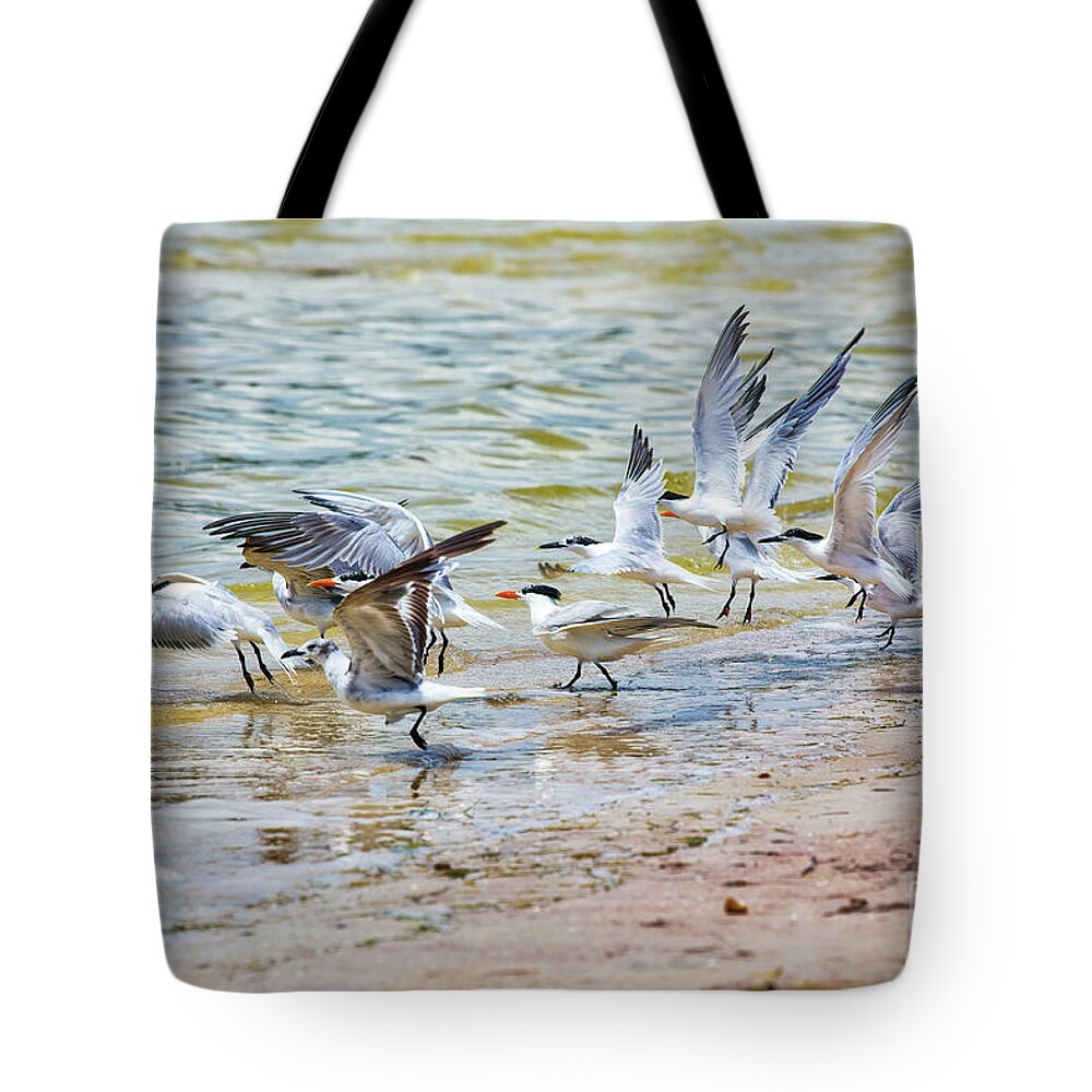 Exodus Tote Bag featuring the photograph Exodus by Felix Lai