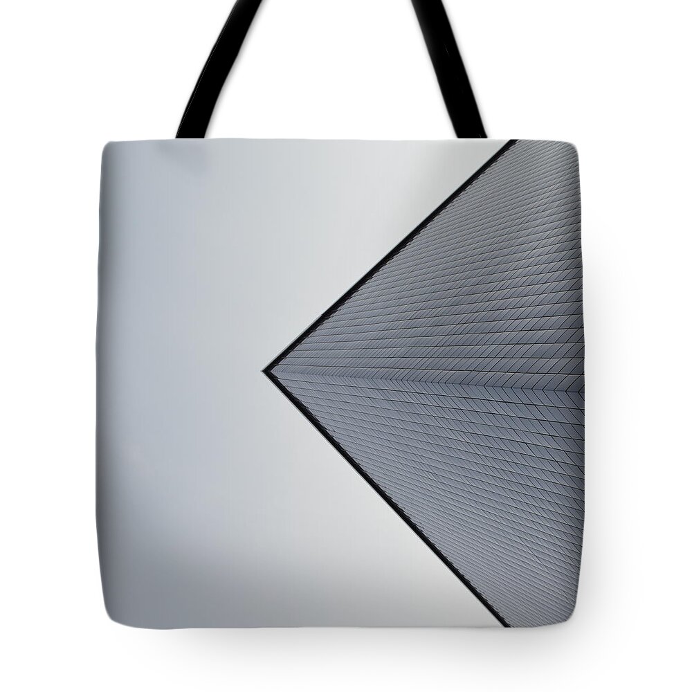 Clear Sky Tote Bag featuring the photograph Facade Abstract by Befo