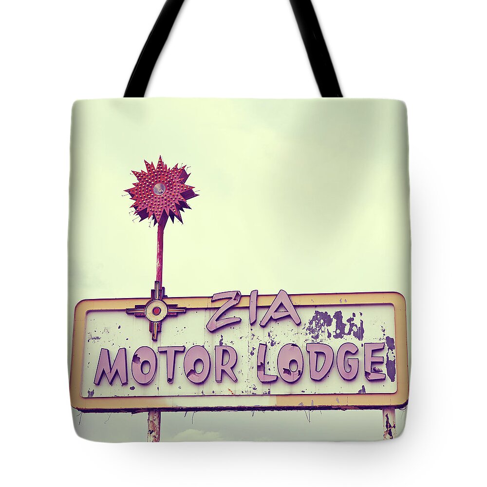 Faded Glory Tote Bag featuring the photograph Faded Glory - Route 66 by Melanie Alexandra Price