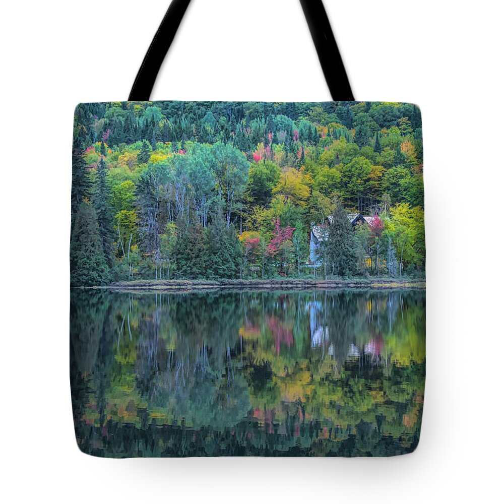 Quebec Tote Bag featuring the photograph Fall around Quebec by Patricia Dennis