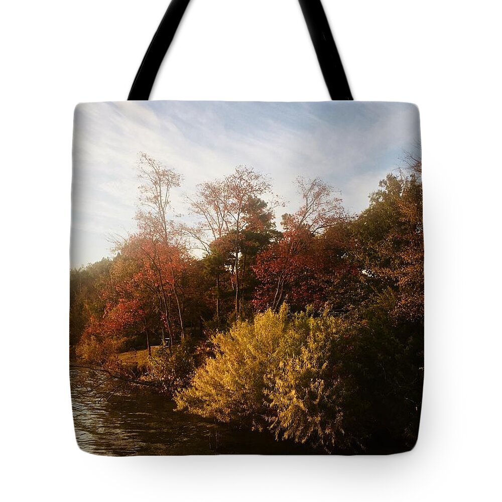 Fall Tote Bag featuring the photograph Fall Colors by Kelly Thackeray