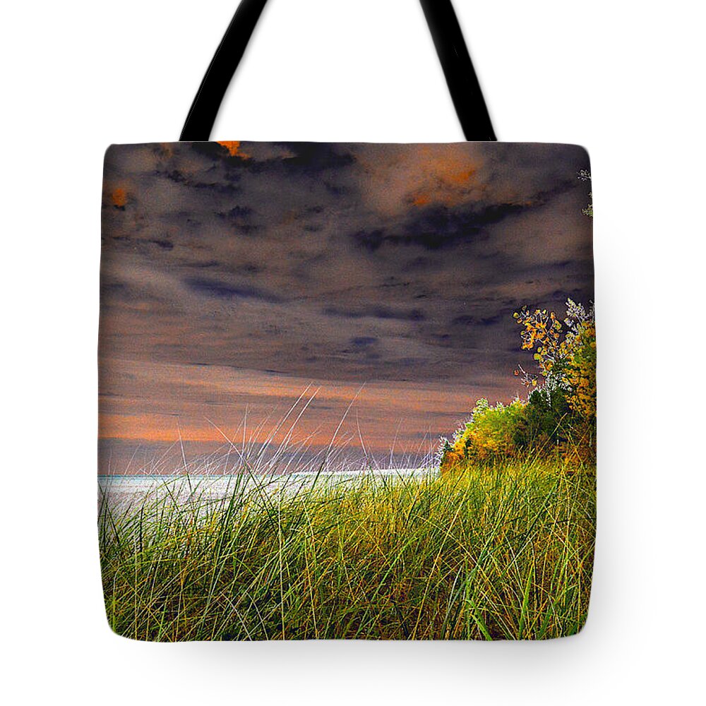 Fall On Lake Superior Tote Bag featuring the photograph Fall on Lake Superior by Tom Kelly