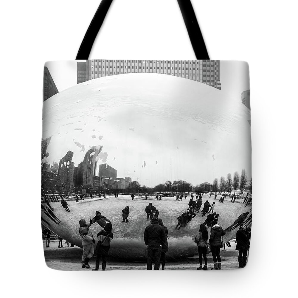 Chicago Tote Bag featuring the photograph Fat Bean by Framing Places